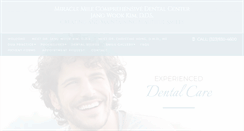 Desktop Screenshot of miraclemiledentalcenter.com